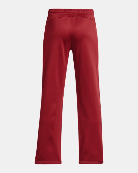 Boys' Armour Fleece® Pants, Red, pdpMainDesktop image number 1